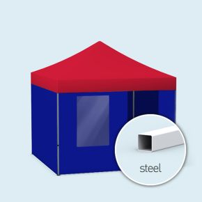 Tente/ pavillon pliable Eco - unicolore
