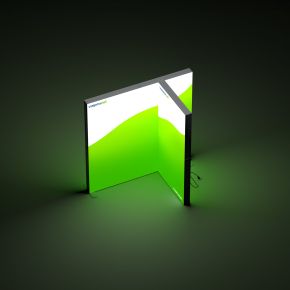 Lightbox Messewand flex - T-Modul