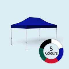 Pavillon pliant Basic 3x4,5 m, en couleurs de base, sans parois de tente