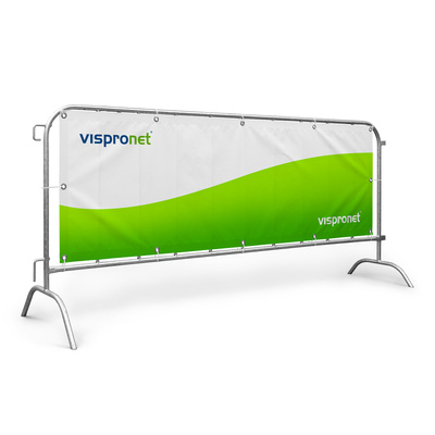 Bâches pour barrières de sécurité impression personnalisée