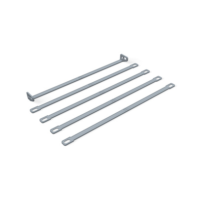 Lot d'attaches de drapeaux, Ø 75 mm