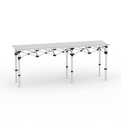 Table pliante en aluminium