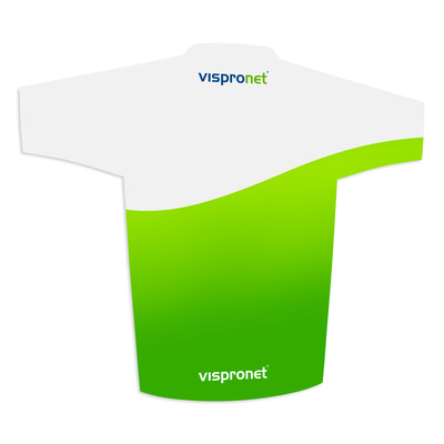 Bannière de supporter en forme de tee-shirt