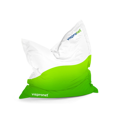 Pouf imprimé recto verso