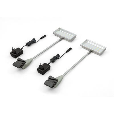 Spot LED, aluminium, argenté, pour Pop Up magnétique